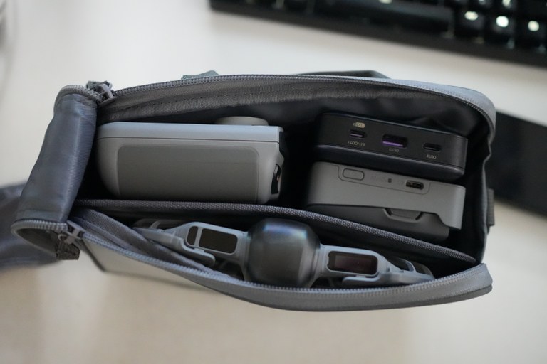 DJI Neo 2 in Ulanzi SeeClear Large Tech Pouch