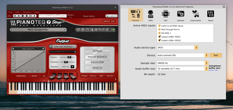 Pianoteq Options